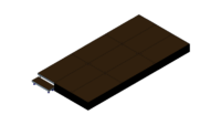 Bühne  6m x 3m x 0,40m Höhe inklusive Treppe