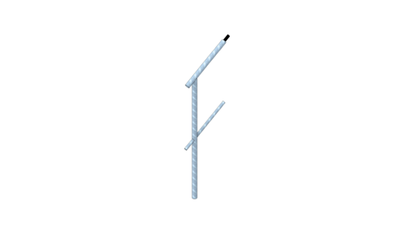 nivtec - Sicherheitsgeländer Treppe, H: 100 cm, Mittelstück
