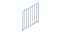 nivtec - Stabsicherheitsgeländer 100cm x 110 cm