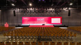 Sparkassentag 2024, Bühne, Licht, Ton